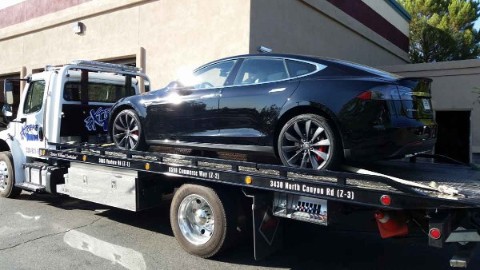 Tesla Towing Vehicle